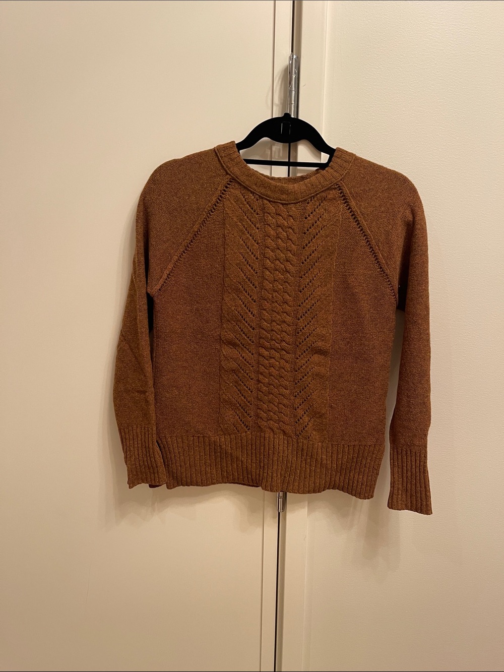 J. Crew marled rust orange-brown crewneck sweater